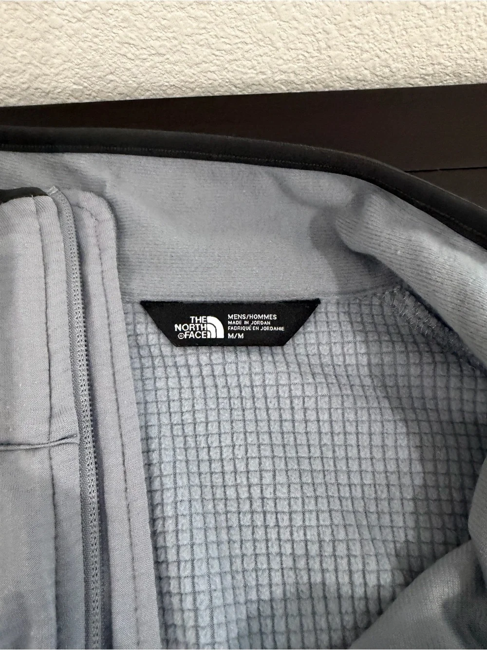 The North Face Light Gray Full-Zip Performance Jacket